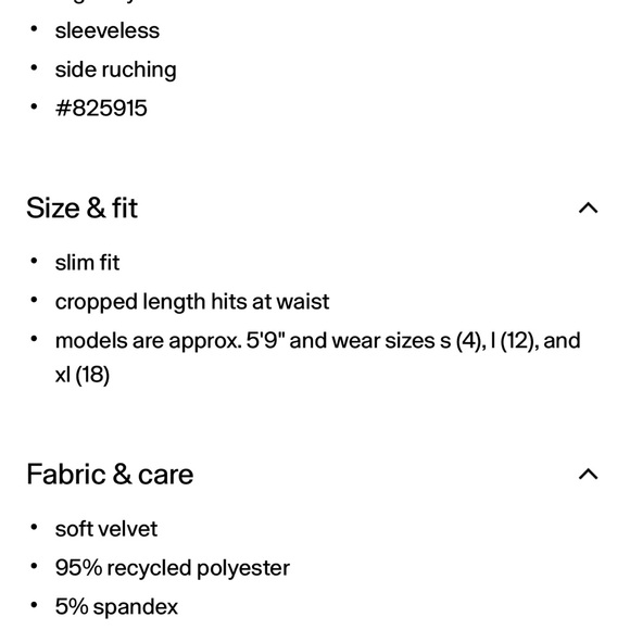 NWT Velvet Ruched Top - Picture 13 of 13